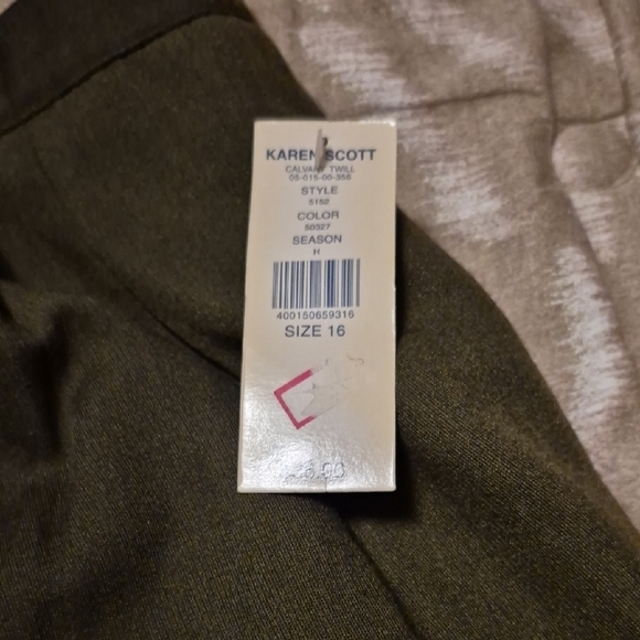 KAREN SCOTT - Vintage Olive Green Women's Skirt - Picture 2 of 12